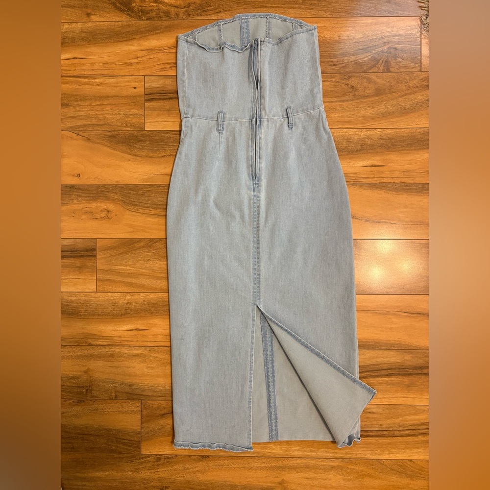 Light Blue Denim Dress